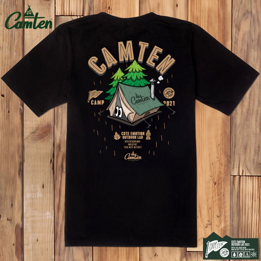 [캠텐] Camten-tshirts-39 감성 캠핑 브랜드 캠텐 캐릭터 그래픽 티셔츠 반팔티