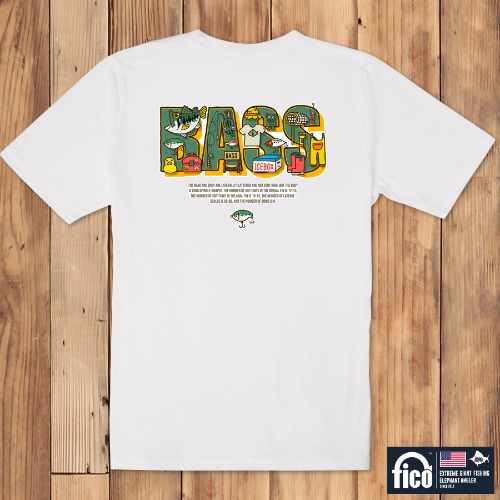[돌돌] FICO-tshirts-140 익스트림 낚시 브랜드 피코 시즌2 한국 어종 캐릭터 그래픽 디자인 티셔츠 반팔티