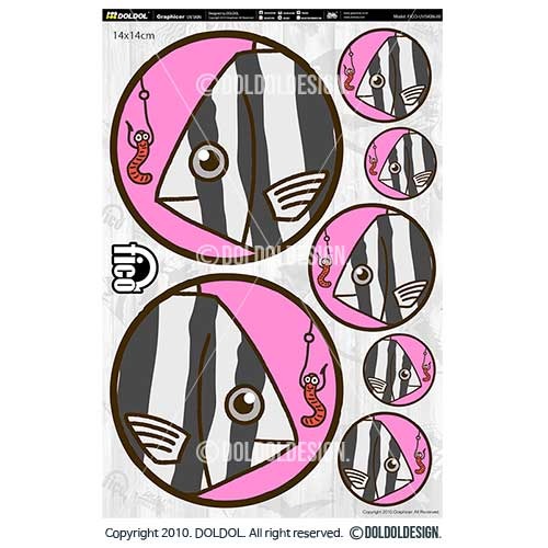 [돌돌컴퍼니] FICO-UVSKIN-Sticker-88 익스트림 낚시 브랜드 &#039;피코&#039; 시즌2 루어 돌돔 낚시 테클박스  튜닝 스티커 스킨 데칼 그래피커