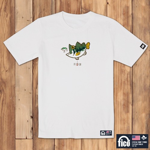 [돌돌] FICO-tshirts-200 익스트림 낚시 브랜드 피코 시즌2 한국 어종 캐릭터 그래픽 디자인 티셔츠 반팔티