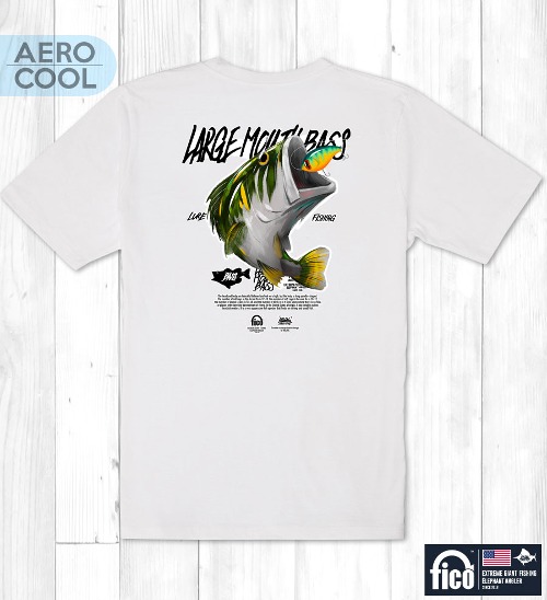 [돌돌] FICO-tshirts-AEROCOOL-64 익스트림 낚시 브랜드 피코 시즌2 한국 어종 캐릭터 그래픽 디자인 에어로 쿨 기능성 티셔츠 반팔티