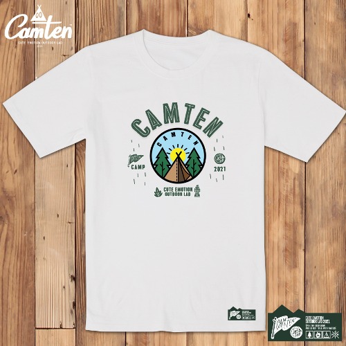 [캠텐] Camten-tshirts-69 감성 캠핑 브랜드 캠텐 캐릭터 그래픽 티셔츠 반팔티