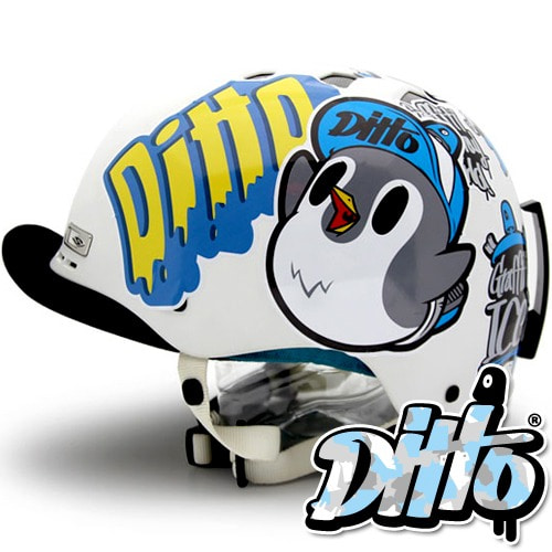 [그래피커] 0023-Ditto-Helmet-02   헬멧 튜닝 스티커